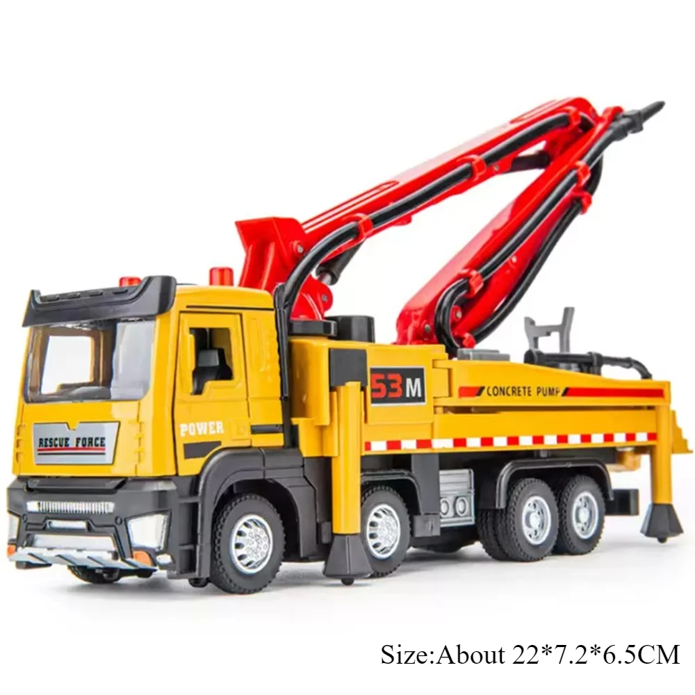1:32 Cement Pump Truck Model with Lights 8 1:32 Cement Pump Truck Model with Lights - Image 8