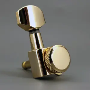 Gold Locking Guitar Tuner Set for 6-String Guitars