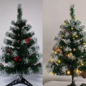 Small Festive Christmas Tree with LED Lights 11 S59155c247972482c9761b83390632be5j