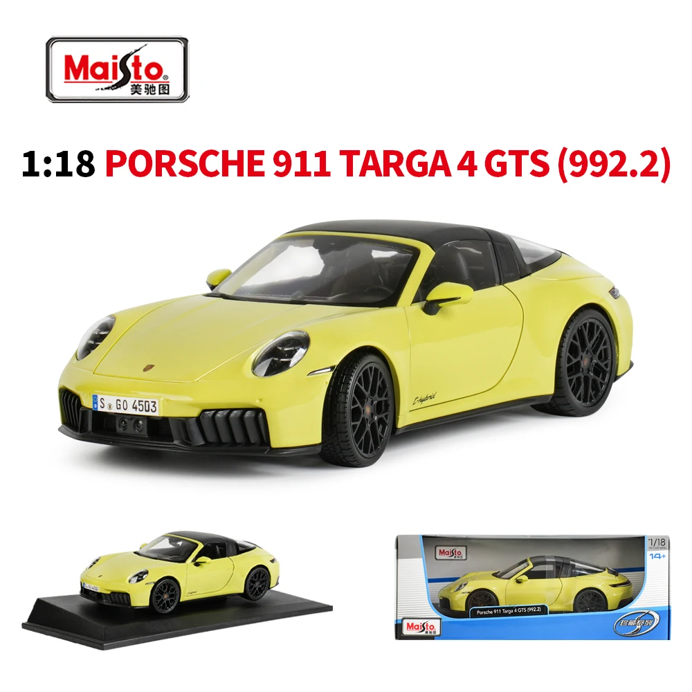 Porsche 911 Targa 4 GTS 1:18 Die-Cast Model 7 Porsche 911 Targa 4 GTS 1:18 Die-Cast Model - Image 7