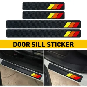 Toyota Door Sill Protection Set with Carbon Fiber Finish 11 S5962d4ac93c44357b28a5683b7263a03J