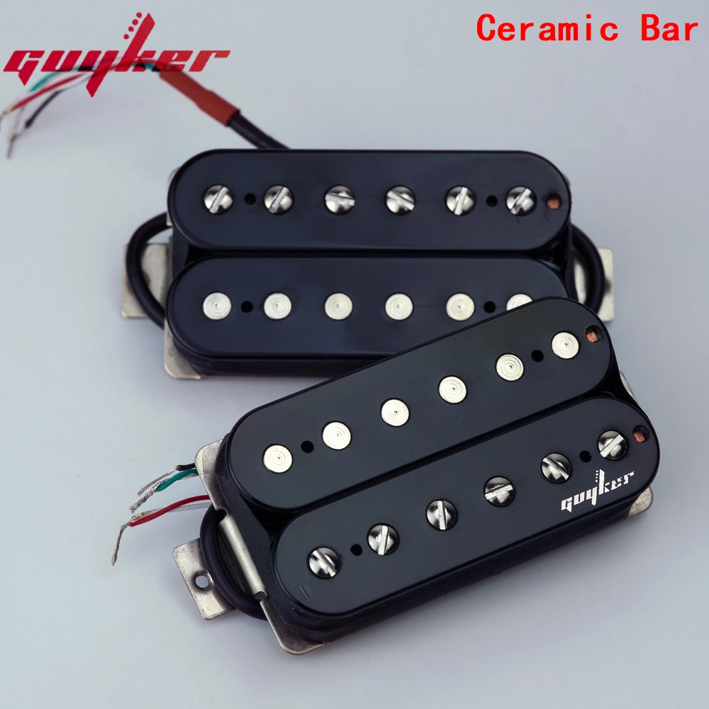 Black Ceramic Humbucker Pickup Set for Electric Guitars 10 Black Ceramic Humbucker Pickup Set for Electric Guitars - Image 10