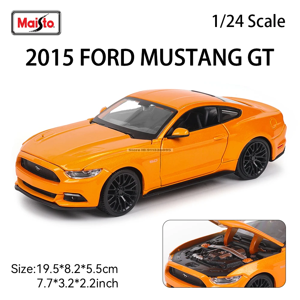 Ford Mustang Shelby GT500 1:24 Diecast Model 6 Ford Mustang Shelby GT500 1:24 Diecast Model - Image 6