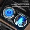 Modern LED Car Ashtray with Blue Light