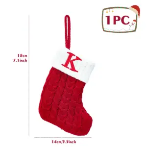 Festive Christmas Stocking with Letter Decor 63 S5a65fc800be340a192e3401af9961fd2a 1