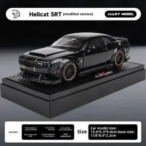 1:32 Dodge Hellcat Scale Model Car 15 S5a7ef48ae07f43ed8d1449e2a9dd7ad07