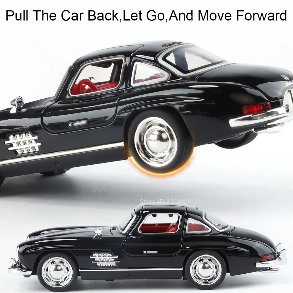 Vintage Mercedes-Benz 1:32 Diecast Model Car 4 Vintage Mercedes-Benz 1:32 Diecast Model Car - Image 4