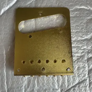 Golden Ornate Guitar Bridge Plate for Telecaster 7 S5b270075fba849ad9819dc680d856405H