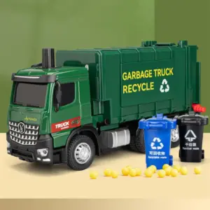 Green 1:30 Scale City Garbage Truck Model 8 S5b2dd99ad38c461bbd104b6628e69f5dH
