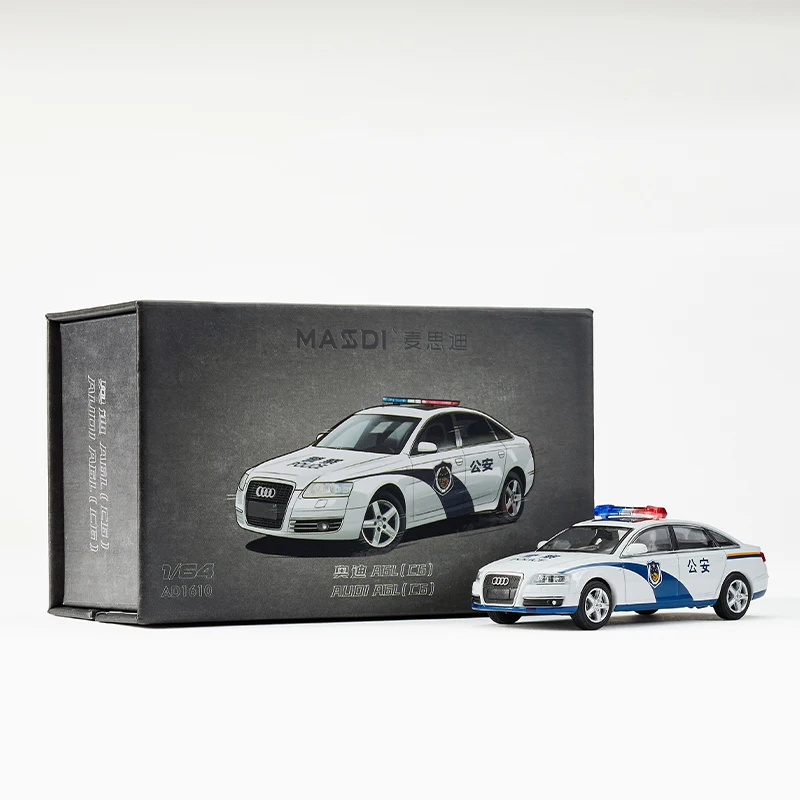 Police Audi A6L Alloy Model 1:64 Scale 2 Police Audi A6L Alloy Model 1:64 Scale - Image 2