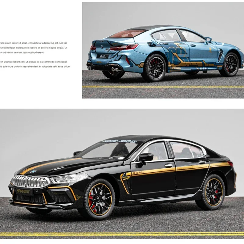 BMW M8 Supercar Die-Cast Model 1:24 Scale 3 BMW M8 Supercar Die-Cast Model 1:24 Scale - Image 3