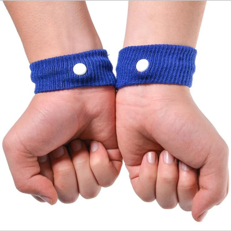 Blue Motion Sickness Relief Wristbands Set of Two 2 Blue Motion Sickness Relief Wristbands Set of Two - Image 2