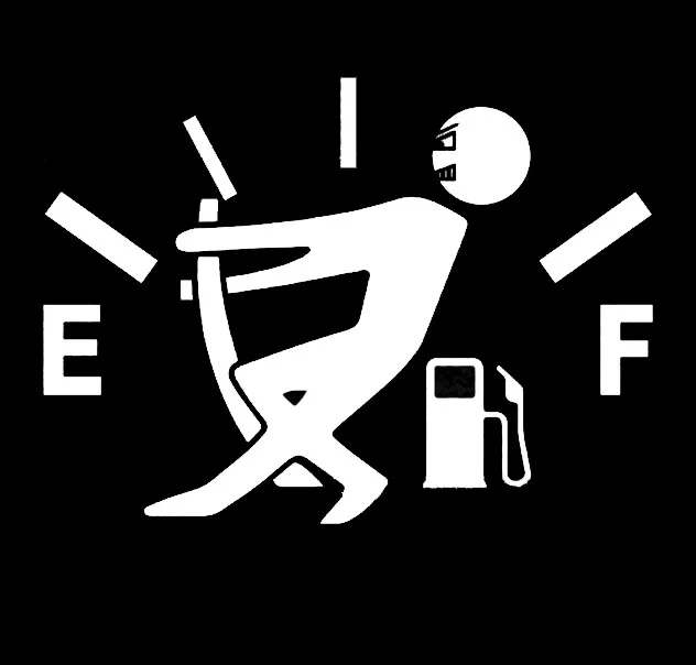 Humorous Reflective Fuel Cap Sticker 8 Humorous Reflective Fuel Cap Sticker - Image 8