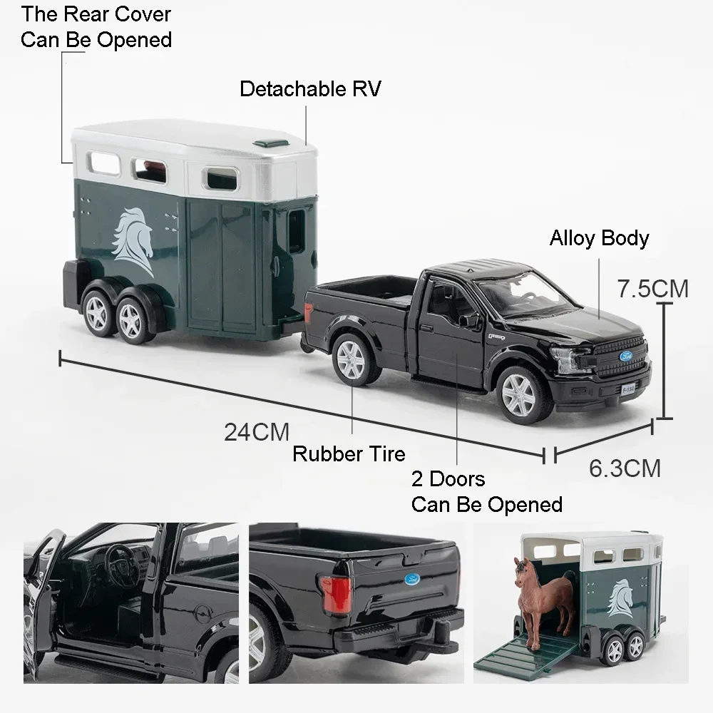 Ford F150 1:36 Diecast Model with Openable Doors 3 Ford F150 1:36 Diecast Model with Openable Doors - Image 3