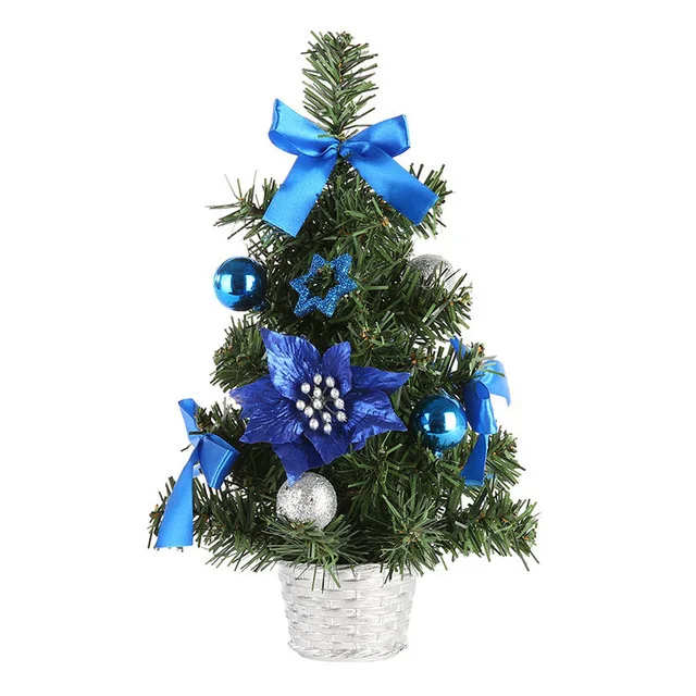 Miniature 30cm Artificial Christmas Tree in Four Colors 4 Miniature 30cm Artificial Christmas Tree in Four Colors - Image 4