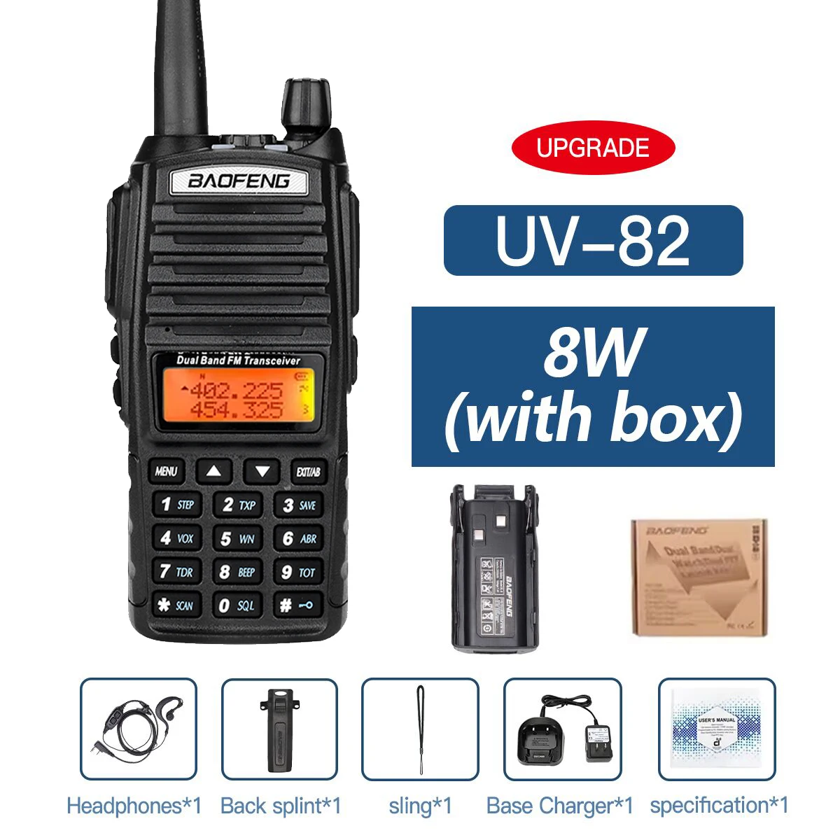 Baofeng UV-82 Dual-Band Walkie Talkie 7 Baofeng UV-82 Dual-Band Walkie Talkie - Image 7