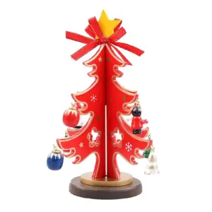 Vibrant Wooden Christmas Tree Ornament in Two Sizes 13 S5c241c62012644b2b1d1e9c594914fb47