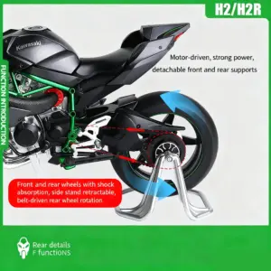 Kawasaki H2R Ninja 1:9 Scale Motorcycle Model 10 S5c52b8e72ec644948b67c47bf08c6f76T