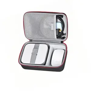 Mac Mini Protective Case with Red Zipper