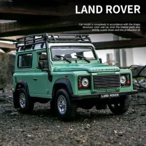 White Land Rover Defender Model 1:24 Scale 12 S5d7c294b9f7f4394ad392a70e4018e183