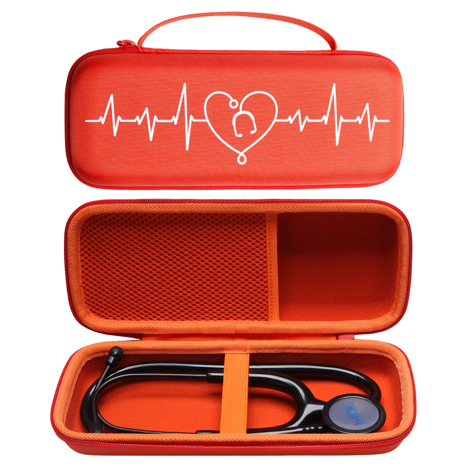 Bright Orange Stethoscope Case for Professionals 7 Bright Orange Stethoscope Case for Professionals - Image 7
