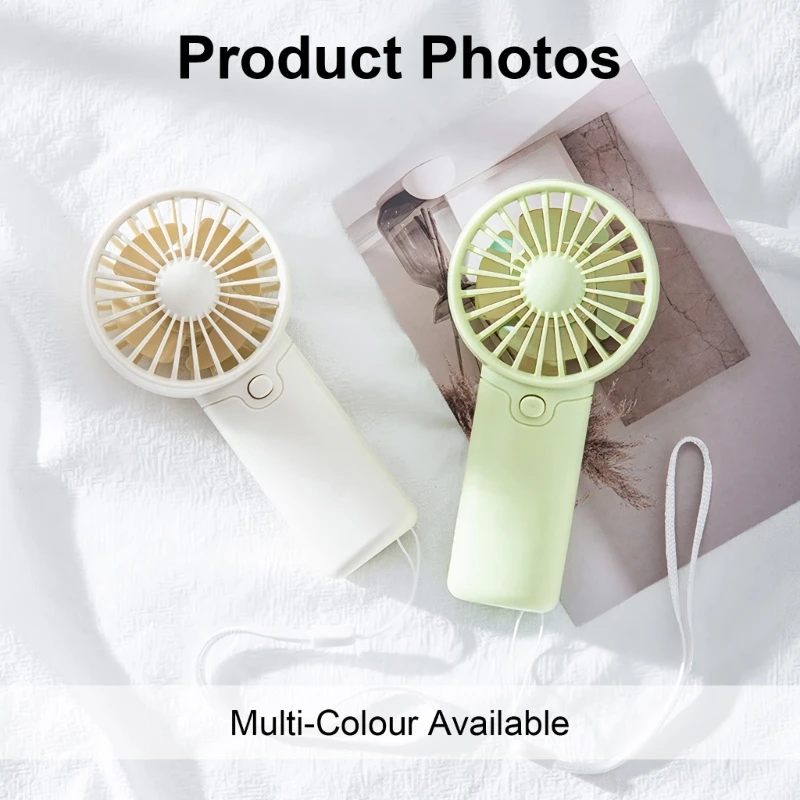 Handheld Mini Fan in Pastel Colors 3 Handheld Mini Fan in Pastel Colors - Image 3