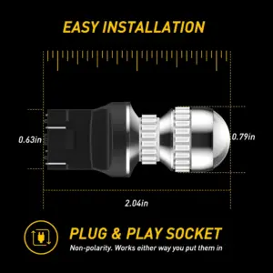 T20 7443 LED Bulb Set - 1200 Lumens, 54 SMD 13 S5e5dcb3045104848b4a16f23cc24e400w