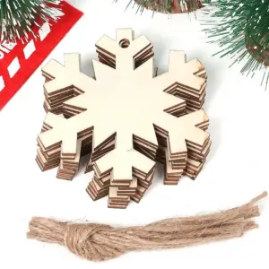 Unfinished Wooden Christmas Ornaments Set (10 Pieces) 26 S5e76ded55ddc4c1aa2b972f7b2a996a67