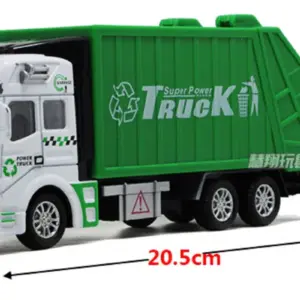 Diecast Garbage Truck Toy 1:32 Scale 11 S5e9107638ae945379e0ed80375be0ddfY