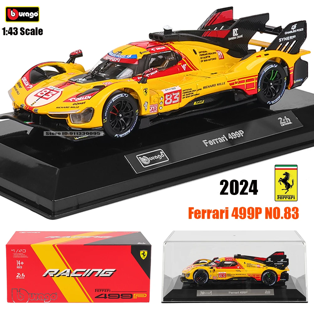 Ferrari 499P No.50 1:43 Scale Diecast Model 9 Ferrari 499P No.50 1:43 Scale Diecast Model - Image 9