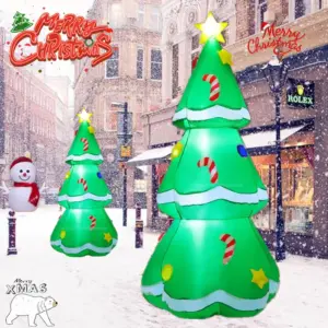 Vibrant 1.5m Inflatable Christmas Tree with Music 10 S5ec722ccb38e4b758860b54dfb396045t
