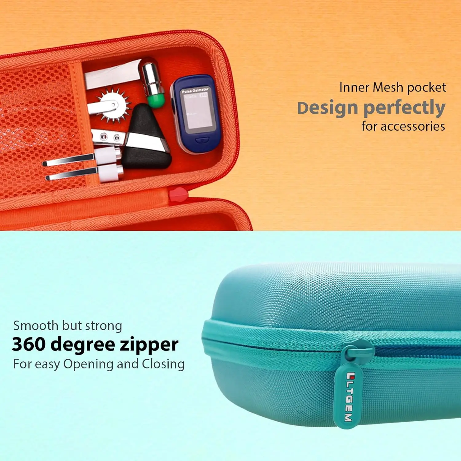 Bright Orange Stethoscope Case for Professionals 3 Bright Orange Stethoscope Case for Professionals - Image 3