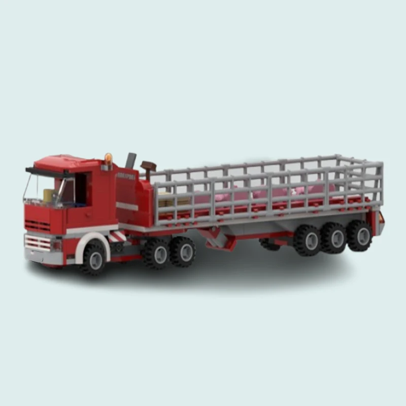 Red Fire Truck Building Set (227 pcs) 4 Red Fire Truck Building Set (227 pcs) - Image 4