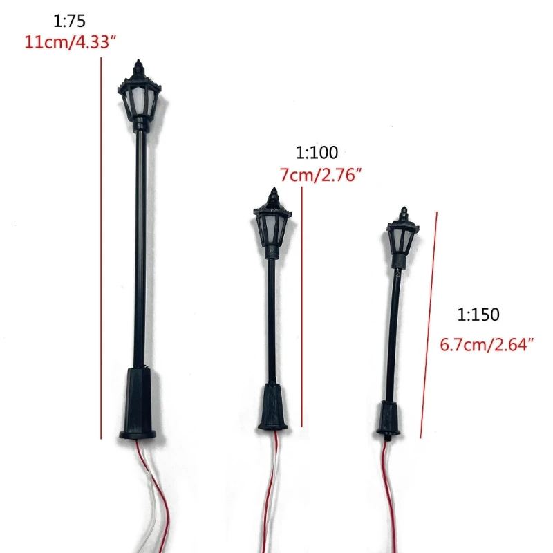 Vintage Model Street Lamps Set - 20 Pcs 6 Vintage Model Street Lamps Set - 20 Pcs - Image 6