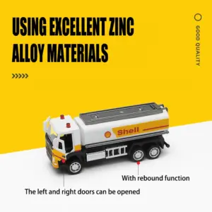 Gas Station Model 1:43 Scale with branded Vehicles 11 S5f3553acffae407caed205f786fd920eK