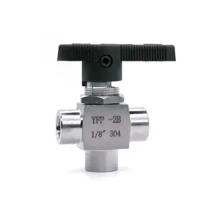 Durable 304 Stainless Steel Ball Valve 1/8-3/4 In 8 S5f6712db70464cb9a78f7e8e614e6e342