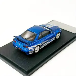 Vibrant Nissan Skyline R34 Nismo 1/64 Model 9 S5fa62b10f74f4b93934afa413223275fW