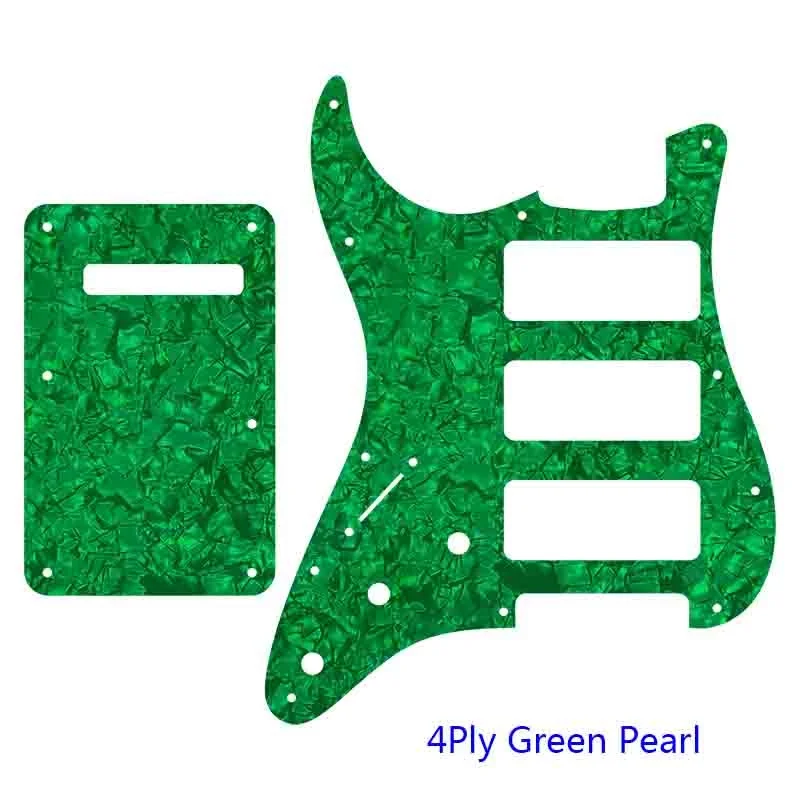 Left-Handed 3 P90 Strat Guitar Pickguard 11 Left-Handed 3 P90 Strat Guitar Pickguard - Image 11