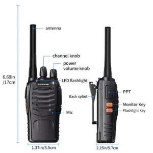 Baofeng BF-88E 16-Channel Walkie-Talkie 11 S60c72e5764554d76915616aa24c6f51bl