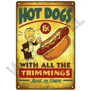 Vintage-Style Metal Sign for Retro Decor 52 S6115962f3b1f402ca07ad4c43fa2d5d1T