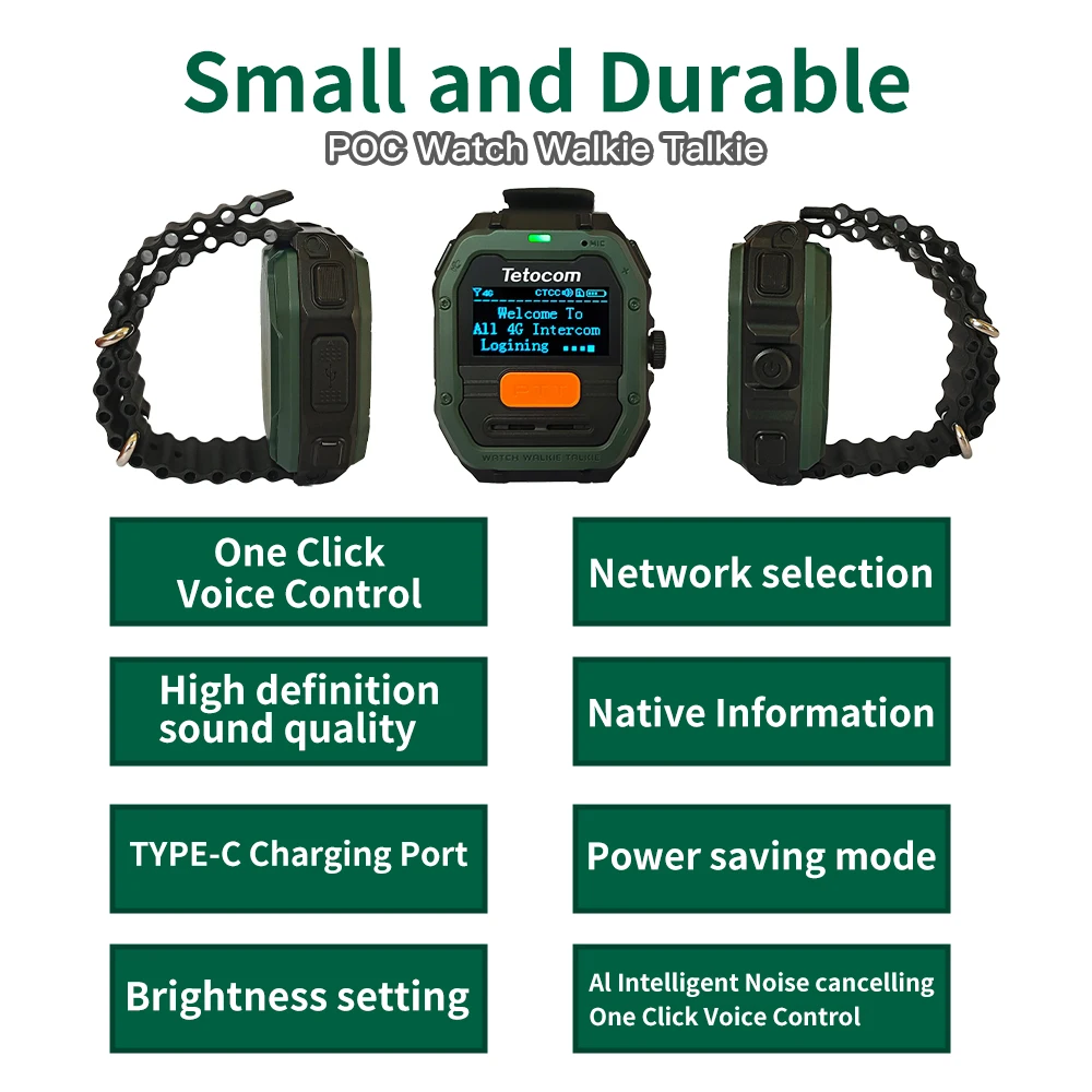 Tetocom U1 PTT Rugged Communication Watch 6 Tetocom U1 PTT Rugged Communication Watch - Image 6