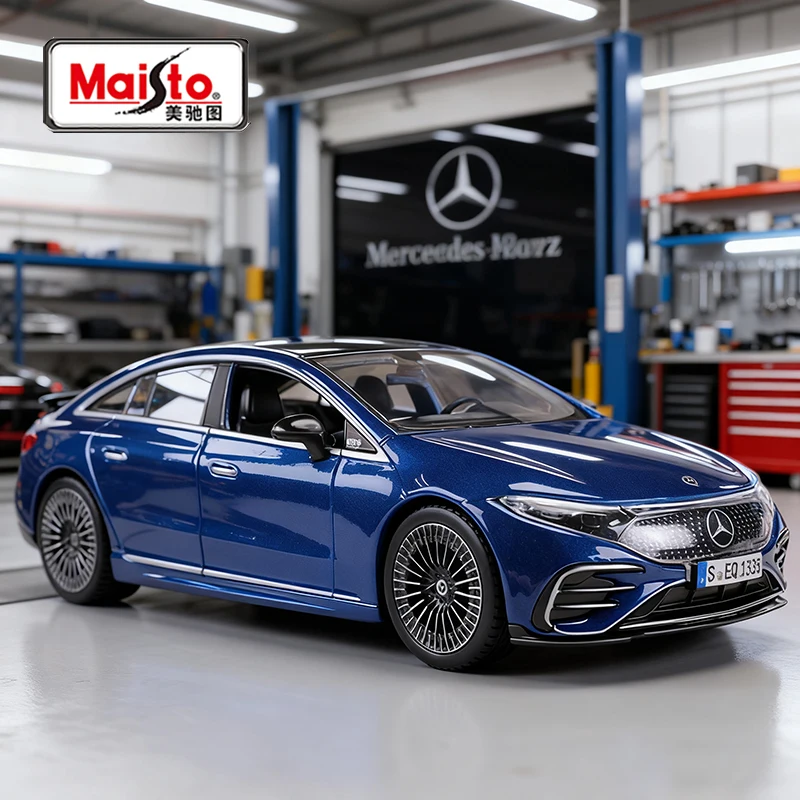 Mercedes-Benz EQS 1:27 Scale Model Car for Collectors 1 Mercedes-Benz EQS 1:27 Scale Model Car for Collectors
