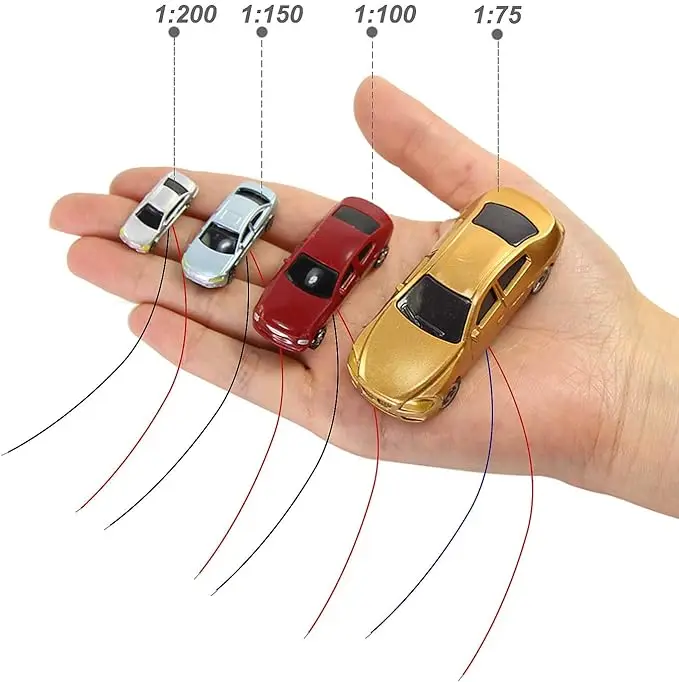 Illuminated Model Cars Set for Layouts 5 Illuminated Model Cars Set for Layouts - Image 5