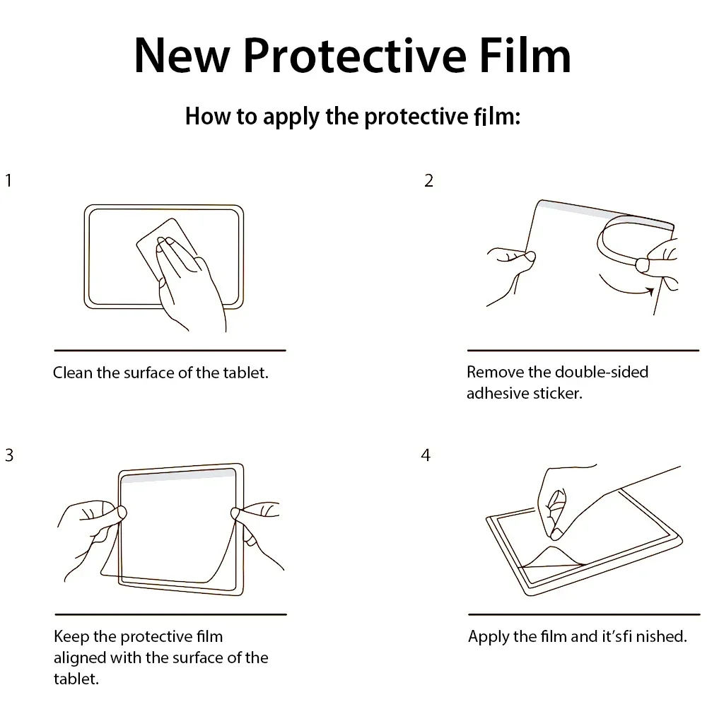 Paper-Like Protective Film for Huion Inspiroy 2L 2 Paper-Like Protective Film for Huion Inspiroy 2L - Image 2