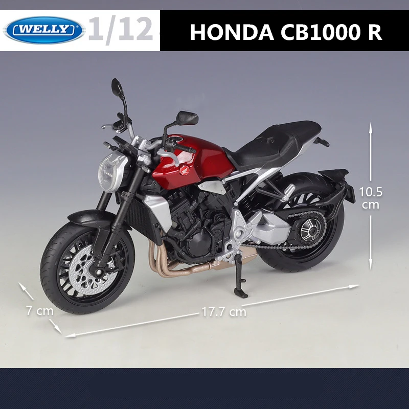 WELLY Honda CB1000R 1:12 Diecast Model 4 WELLY Honda CB1000R 1:12 Diecast Model - Image 4