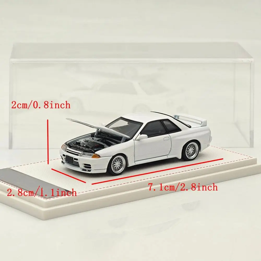 White Nissan Skyline R34 GTR Diecast Model 1:64 Scale 6 White Nissan Skyline R34 GTR Diecast Model 1:64 Scale - Image 6