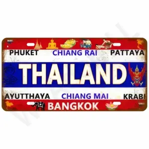 Retro Metal Sign Wall Art 15 x 30 cm 36 S638310c997054185b91ad50396793bccs