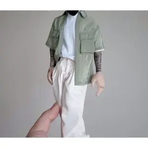 1/6 Scale Retro Flannel Shirt and Pants Set 16 S6390fde5cb9440e5a86ab5ae0c58e701F