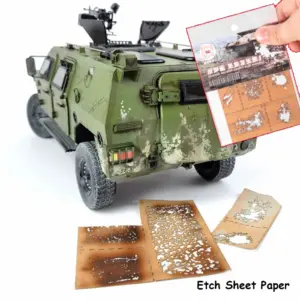 Military Weathering Effects Stencil Kit with 12 Designs