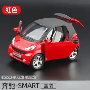 1:32 Scale Benz SMART Model Car Red 22 S6481a80bebdf4309872dcef877e2f28ev
